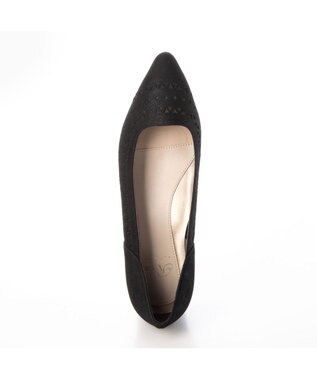 Riz raffinee <Riz raffinee>パンチングポインテッドトゥパンプス ブラック