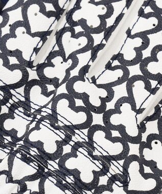 23区GOLF 【WOMEN】手元を華やかに！モノグラム 合皮 グローブ ネイビー系5