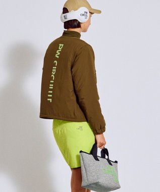 PW CIRCULUS 【WOMEN】キルティング中綿リバーシブルスカート  ゴルフウェア レディース カーキ系