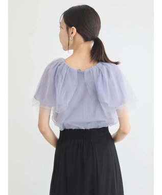 earth music&ecology チュールレイヤードプルオーバー Lavender