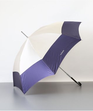 AURORA PINKY & DIANNE（ピンキー＆ダイアン） バイカラー耐風雨傘（長傘） トープ