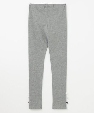 組曲 KIDS 【150-160㎝】ストレッチ天竺 レギンス グレー系