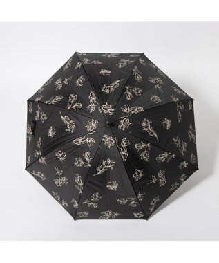 UNBILLION cache nez / チューリッププリントバルーンショートパラソル ブラック