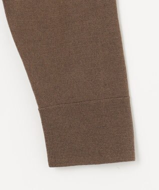 J.PRESS LADIES S 【洗える】KNIT BASIC ロング カーディガン キャメル系