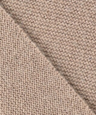 ANY 【洗える】カシミヤブレンドガーターニット モカ