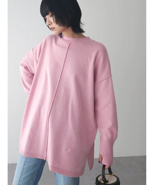 Green Parks もちやわ　ニットチュニック Pink