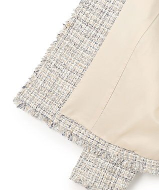 23区 【先行予約】GIOLICAツイード ジャケット アイボリーミックス