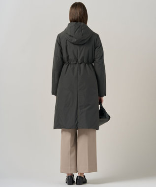 ICB L 【WEB＆一部店舗限定・撥水加工】ADSダウン  フーデットロングコート チャコールグレー系