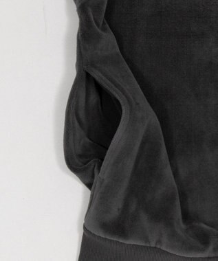 WEGO 【ユニセックス着用ITEM】ブリーチロゴベロアトラックジャケット グレー