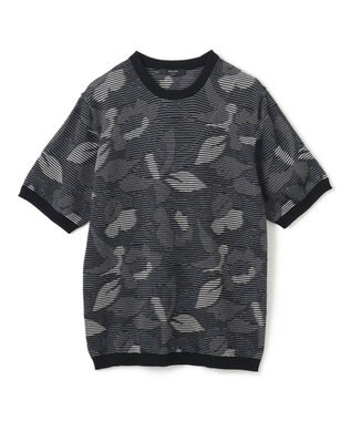 JOSEPH HOMME メキシカンブラインドジャガード　クルーネック半袖ニット アイボリー系5