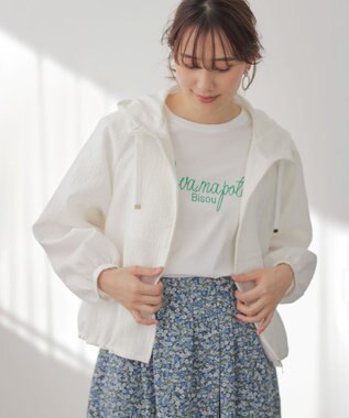 組曲 L シアージャカード ブルゾン ホワイト系