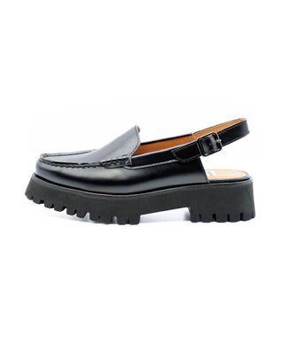 APOM プラットフォームスリングバックモカシン40