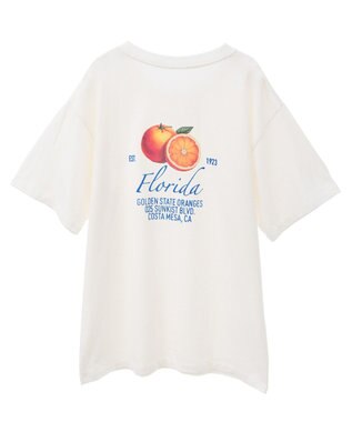 AMERICAN HOLIC 【WEB限定】フロッキーアソートTシャツ Ecru