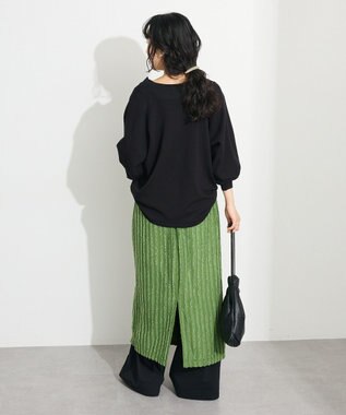 CRAFT STANDARD BOUTIQUE 洗える/UVカット/毛玉軽減 ファンクショナルニットカーディガン Black