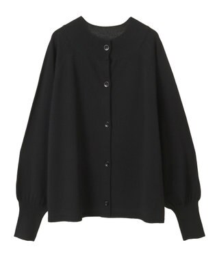 CRAFT STANDARD BOUTIQUE 洗える/UVカット/毛玉軽減 ファンクショナルニットカーディガン Black