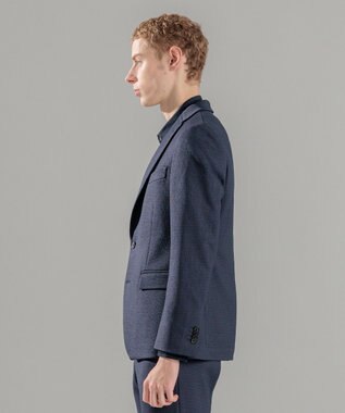 JOSEPH HOMME ウーブンジャガード　テーラードジャケット ネイビー系