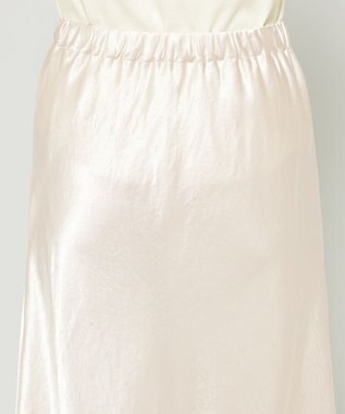 uncrave アセテートヴィンテージサテン バイアススカート エクリュ