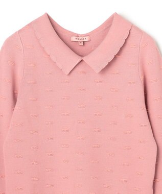 TOCCA 【chayさん着用】RIBBON BLOOM プルオーバー ピンク系