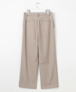 J.PRESS LADIES 【洗える】ANASTASIA milled セミワイド パンツ ベージュ系