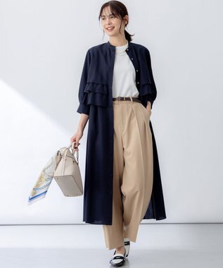 組曲 リヨセルシャーティング ワンピース ネイビー系