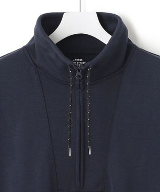 J.PRESS YORK STREET 【UNISEX】ハーフジップ プルオーバー ネイビー系