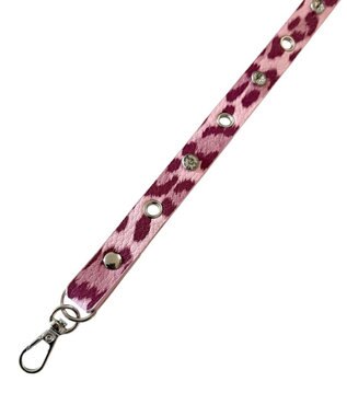 WEGO ビジューハトメハンドストラップ ピンク