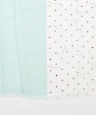 J.PRESS LADIES プリント ストール サックス系