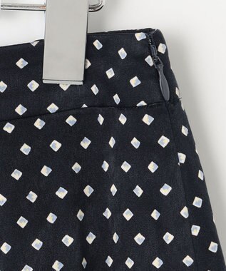 J.PRESS LADIES 【洗える】ジオメトリック マーメイド スカート ネイビー系5