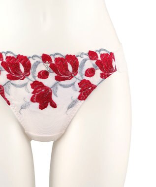 San-ai Resort（三愛水着楽園） エレガントコレクション【2407】デザインショーツ レッド