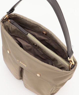 LA BAGAGERIE ダブルフロントポケット2WAYビッグショルダー グレージュ