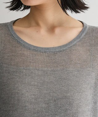 Green Parks シアーニットプルオーバー Gray