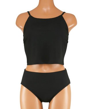 San-ai Resort（三愛水着楽園） 【UPF50＋】ロングパンツ3点セット　9M・11L　【San-ai Resort（サンアイリゾート）】 ブラック