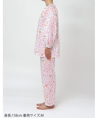 tsumori chisato SLEEP ツモリチサト パジャマ 綿混(本体) 天竺素材 9分袖 長袖 9分丈 レディース UDX594 /ワコール アイボリー