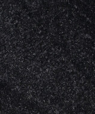 ANY SIS L 【洗える】フラワープリントワンピース × ニットベスト セット ブラック系