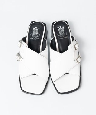 BONTRE 【BONTRE/ボントレ】モンクベルトサンダル ホワイト