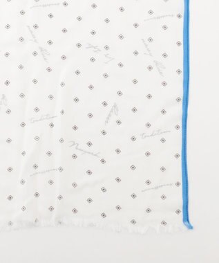 J.PRESS LADIES プリント ストール サックス系