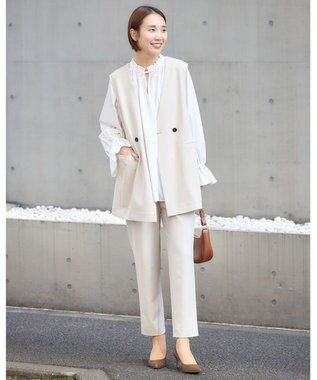 UNFILO BEAUTY MOVE ミドルジレ アイボリー