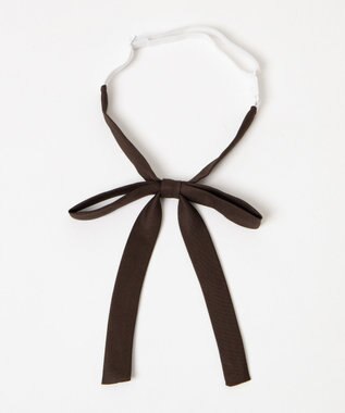 WEGO 【SCHOOLITEM】細スクールリボン ブラウン