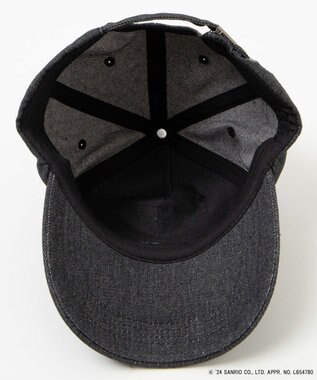 WEGO 【サンリオ】HELLOKITTYコラボデニムキャップ デニムブラック