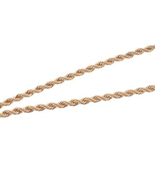 AMERICAN HOLIC ツイストチェーンネックレス Gold
