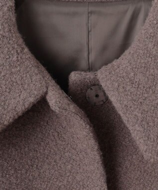 #Newans 【昨年即完売コート新色追加！】プードルコクーンコート モカブラウン