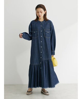 Green Parks ・ＳＵＧＡＲ　ＳＰＯＯＮ　デニムウエスタンワンピース One Wash