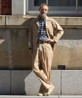 J.PRESS MEN ギザライトツイル ジャケット ベージュ系