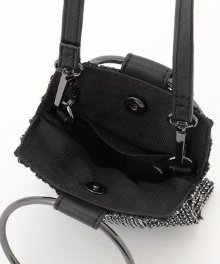 自由区 【SHIHOさん着用】クリスタルミニ バッグ ブラック
