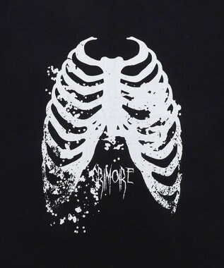 WEGO アクセ付きハードグラフィックT（SS） ブラックその他