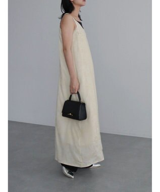 Green Parks ウ゛ィンテージフラワージャガードキャミワンピース Beige