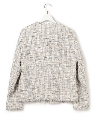 23区 【先行予約】GIOLICAツイード ジャケット アイボリーミックス