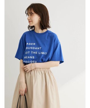 Green Parks ５段ロゴボックスＴシャツ Off White