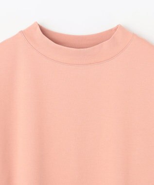 ANY 【接触冷感/UVケア】マルチファンクションモックネックTシャツ コーラル