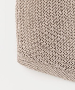 ANY 【アンチピリング】メッシュニットプルオーバー サンドベージュ